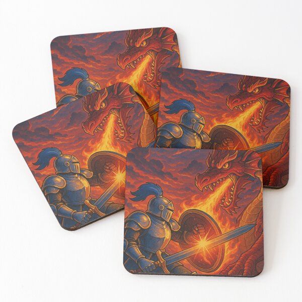 Item preview, Dragon Knight of Eternal Flame designed and sold by JonelleTshirts.