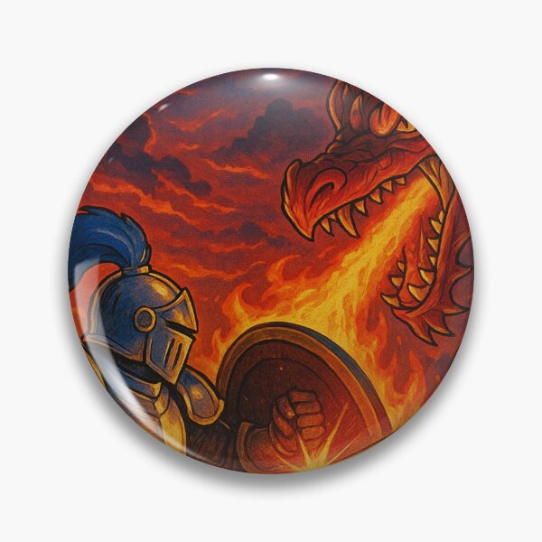 Item preview, Dragon Knight of Eternal Flame designed and sold by JonelleTshirts.