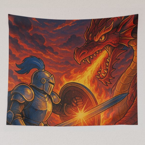 Item preview, Dragon Knight of Eternal Flame designed and sold by JonelleTshirts.