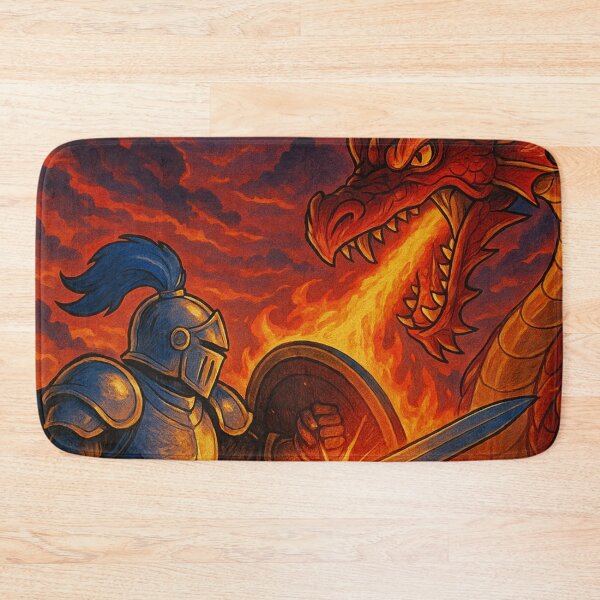 Item preview, Dragon Knight of Eternal Flame designed and sold by JonelleTshirts.