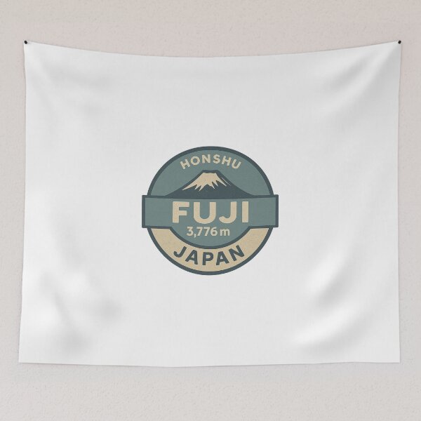 Item preview, Mount Fuji Badge - Vintage Japan Travel Emblem Design designed and sold by Blurbean.