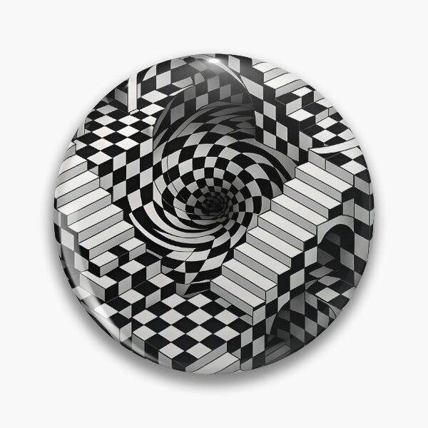 Item preview, Trippy Chessboard Time Warp | Melting Architecture Optical Illusion in 4K designed and sold by WAUZ.