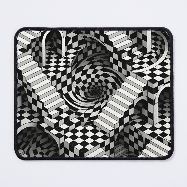 Item preview, Trippy Chessboard Time Warp | Melting Architecture Optical Illusion in 4K designed and sold by WAUZ.