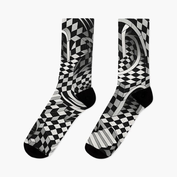 Item preview, Trippy Chessboard Time Warp | Melting Architecture Optical Illusion in 4K designed and sold by WAUZ.