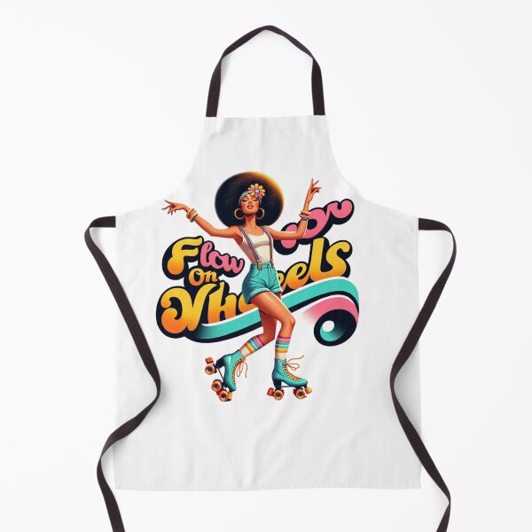 Item preview, Retro Roller Skater – Flow on Wheels Disco Vibes Art designed and sold by JenniferCreaArte .
