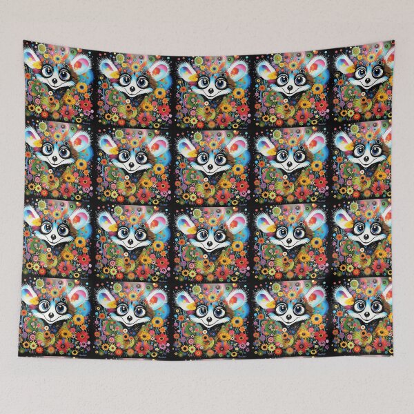 Item preview, Adorable lemur in a mysterious forest. designed and sold by Natalia-Vlad.