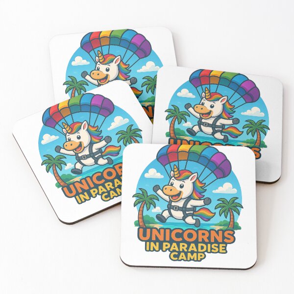 Item preview, Unicorns in Paradise Camp designed and sold by Flywear-eu.