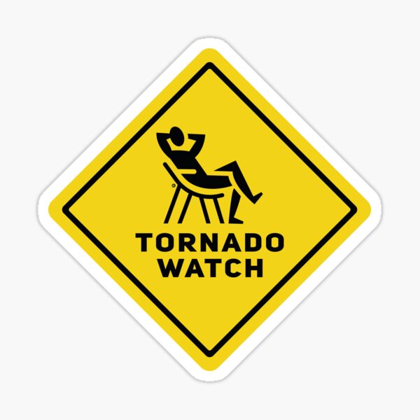 Item preview, Tornado watch designed and sold by Yuzik.