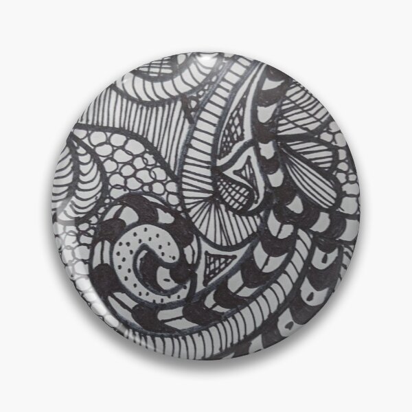 Item preview, Abstract original art hand drawn black and white designed and sold by Enbabstract.