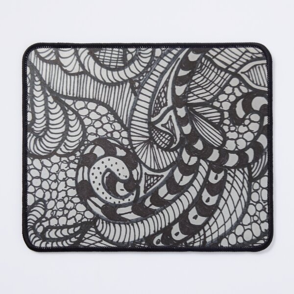 Item preview, Abstract original art hand drawn black and white designed and sold by Enbabstract.