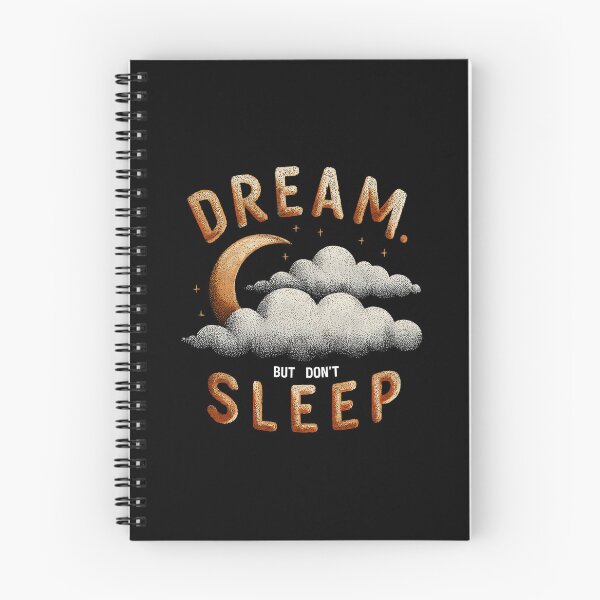 Item preview, Dream But Don't Sleep - Cozy Crescent Moon with Clouds designed and sold by Cynora.
