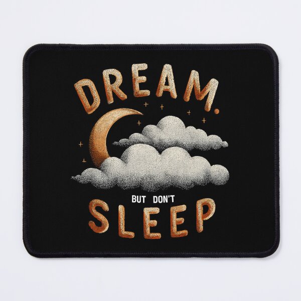 Item preview, Dream But Don't Sleep - Cozy Crescent Moon with Clouds designed and sold by Cynora.