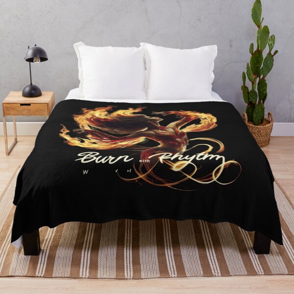 Item preview, Flame Dancer – Burn with Rhythm Fire Art Design designed and sold by JenniferCreaArte .
