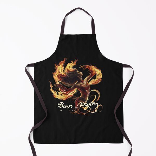 Item preview, Flame Dancer – Burn with Rhythm Fire Art Design designed and sold by JenniferCreaArte .
