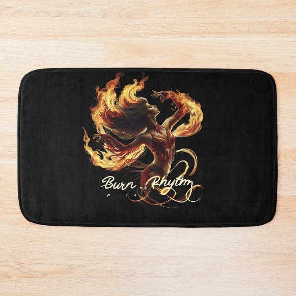 Item preview, Flame Dancer – Burn with Rhythm Fire Art Design designed and sold by JenniferCreaArte .