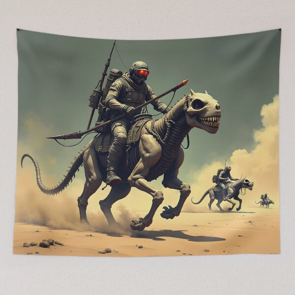 Item preview, Bone Riders of the Wastes designed and sold by AlienInkvasion.