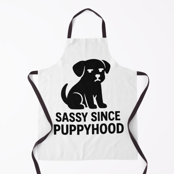 Item preview, SASSY SINCE PUPPYHOOD designed and sold by TheWonkyEaselCo.