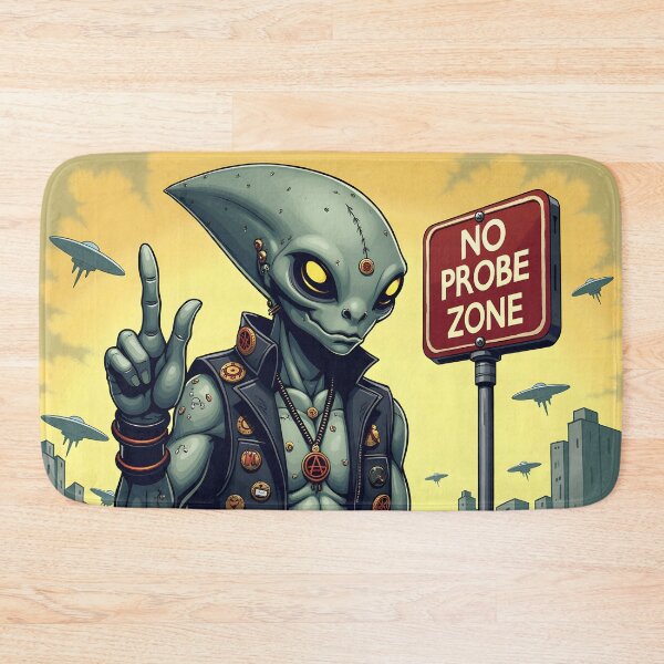 Item preview, No Probe Zone: Punk Resistance designed and sold by AlienInkvasion.
