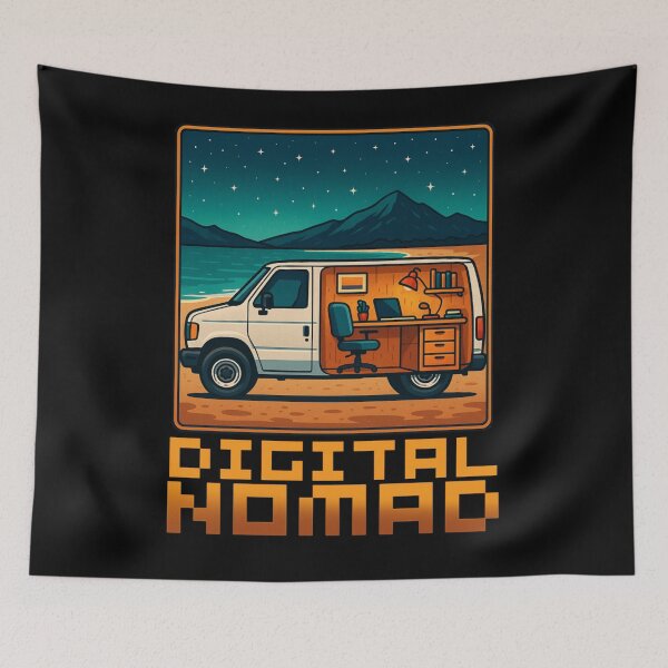 Item preview, Digital nomad night designed and sold by VANLIFE..