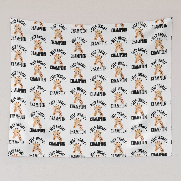 Item preview, Deep throat champion designed and sold by NicMacTees.