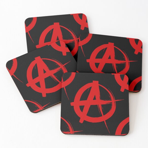 Item preview, red anarchy symbol designed and sold by Gossip Rag.