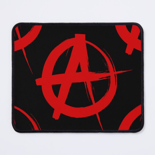 Item preview, red anarchy symbol designed and sold by Gossip Rag.