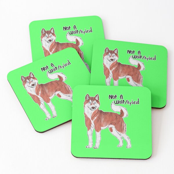 Item preview, Not a wolf/hybrid -Red & White Siberian Husky designed and sold by Sparklepupfaeri.