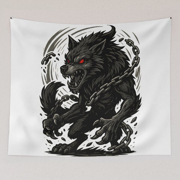 Item preview, Fenrir – Wrath of Ragnarök designed and sold by Zunny91.