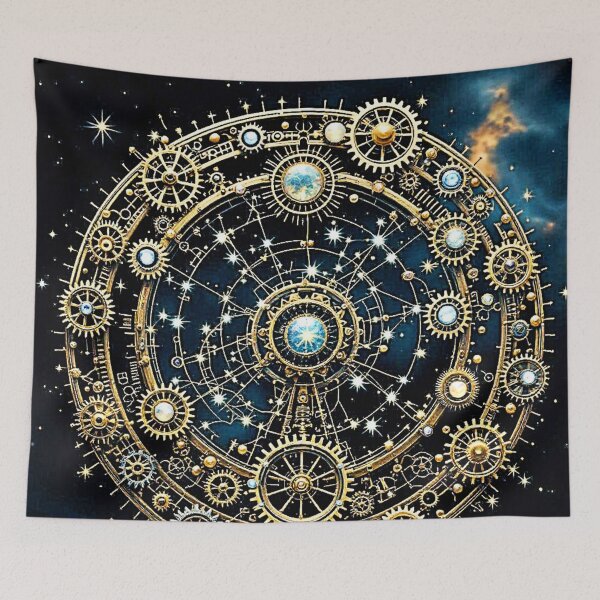 Item preview, Celestial Mechanism Cosmic Art designed and sold by Health And Fitness Posts e-Store.