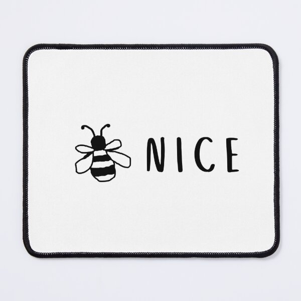 Item preview, Be Nice – Cute Pun Quote with Bee Illustration designed and sold by Quotes Vibe.