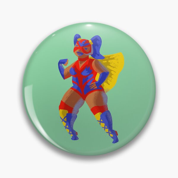 Item preview, Luchadora las luchadoras Mimi the Mexican wrestler  designed and sold by Inkworthy.