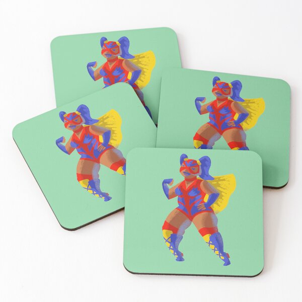 Item preview, Luchadora las luchadoras Mimi the Mexican wrestler  designed and sold by Inkworthy.