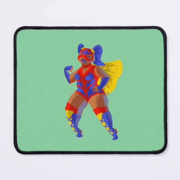 Item preview, Luchadora las luchadoras Mimi the Mexican wrestler designed and sold by Inkworthy.