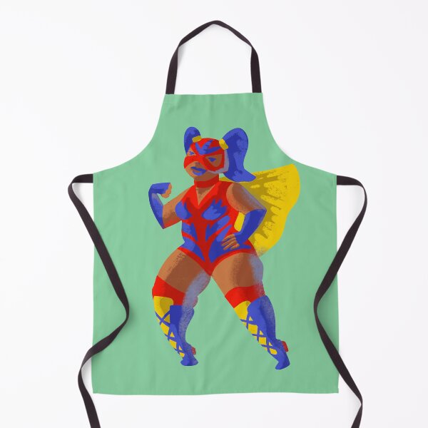 Item preview, Luchadora las luchadoras Mimi the Mexican wrestler designed and sold by Inkworthy.
