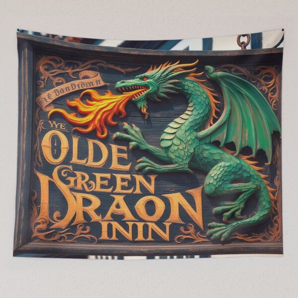 Aperçu de l'œuvre Auberge du Dragon Vert 0526 créée et vendue par Aqualung1971.