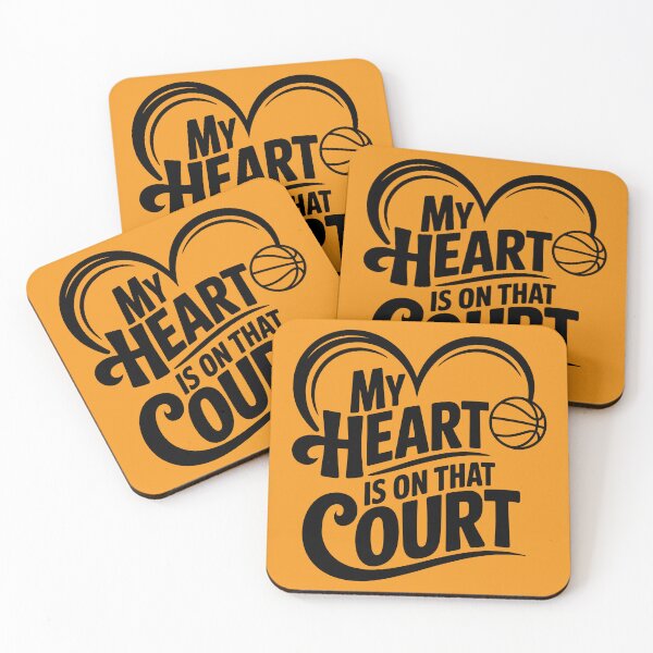 Item preview, My Heart Is On That Court - Basketball Mom designed and sold by theartfulaspie.
