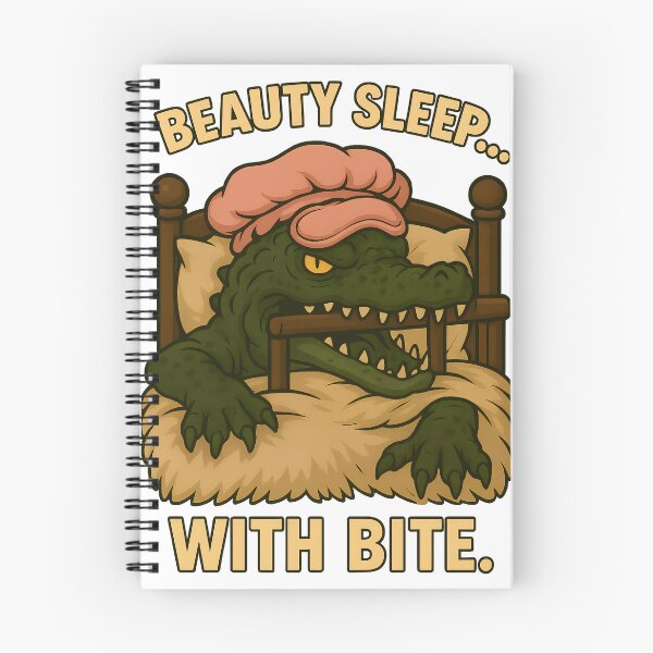 Item preview, Beauty Sleep… With Bite – Funny Alligator Bedtime T-Shirt Design designed and sold by TeeTimeTreasure.