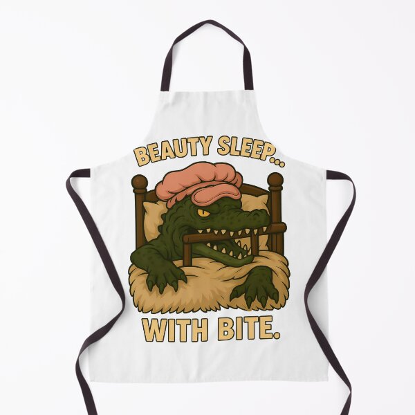 Item preview, Beauty Sleep… With Bite – Funny Alligator Bedtime T-Shirt Design designed and sold by TeeTimeTreasure.