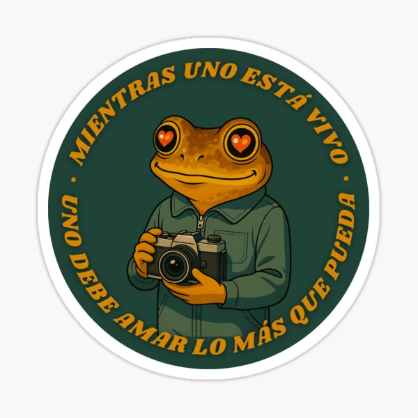 Vista previa del artículo con la obra «Mientras Uno Esta Vivo Uno Debe Amar Lo Mas Que Pueda - Concho DTMF», diseñado y vendido por stephvega.