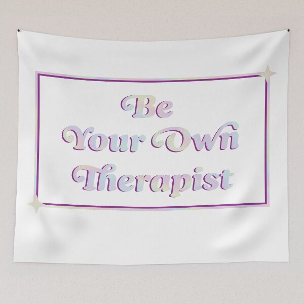 Item preview, Minimalist Be Your Own Therapist Unisex T-Shirts and Stickers designed and sold by Apotheosis by Irie Meraki.