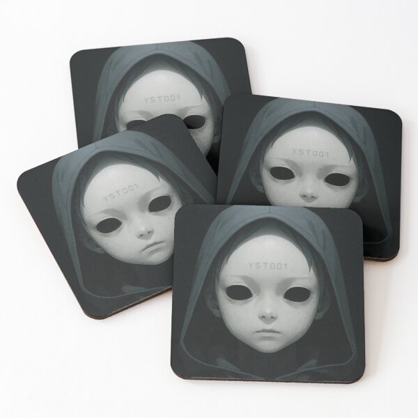 Item preview,  Zero Mode – Monochrome Android in Digital Void designed and sold by Hirvipelto.