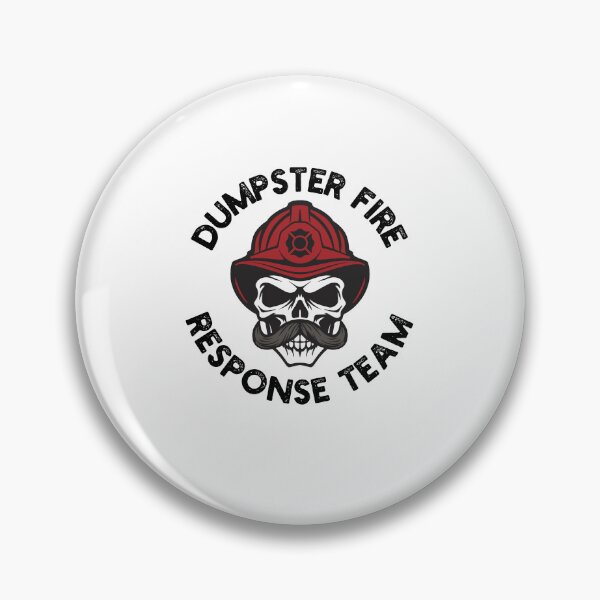 Item preview, Dumpster Fire Response team funny work humor skeleton designed and sold by snowry.