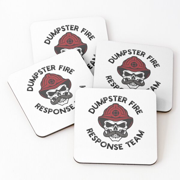 Item preview, Dumpster Fire Response team funny work humor skeleton designed and sold by snowry.