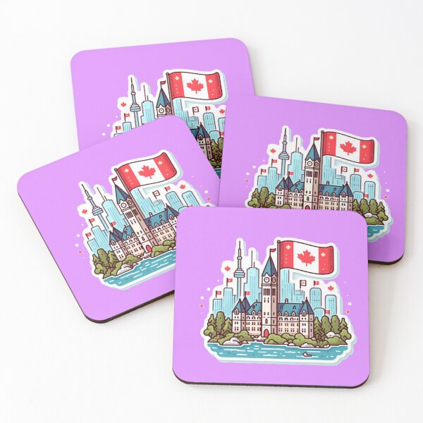 Item preview, Castle Toronto, Toronto Canada, Castle skyline, Castle landscape,  designed and sold by PaintMeWorld.