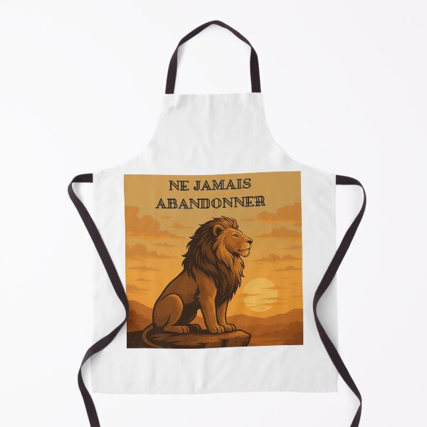 Item preview, Majestic lion, elevated rock, sunset, orange sky, powerful silhouette, determined gaze, inner strength, inspiring atmosphere designed and sold by Rolukino Design.