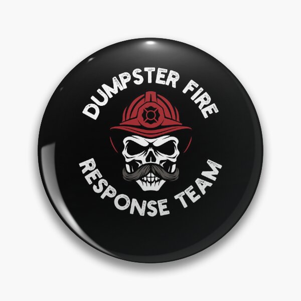 Item preview, Dumpster Fire Response team funny work humor skeleton designed and sold by snowry.