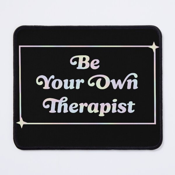 Item preview, Minimalist Be Your Own Therapist Unisex T-Shirts and Stickers designed and sold by Apotheosis by Irie Meraki.