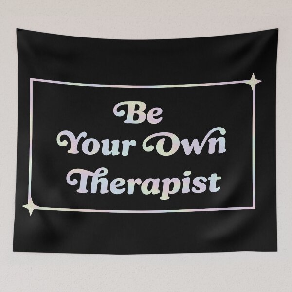 Item preview, Minimalist Be Your Own Therapist Unisex T-Shirts and Stickers designed and sold by Apotheosis by Irie Meraki.