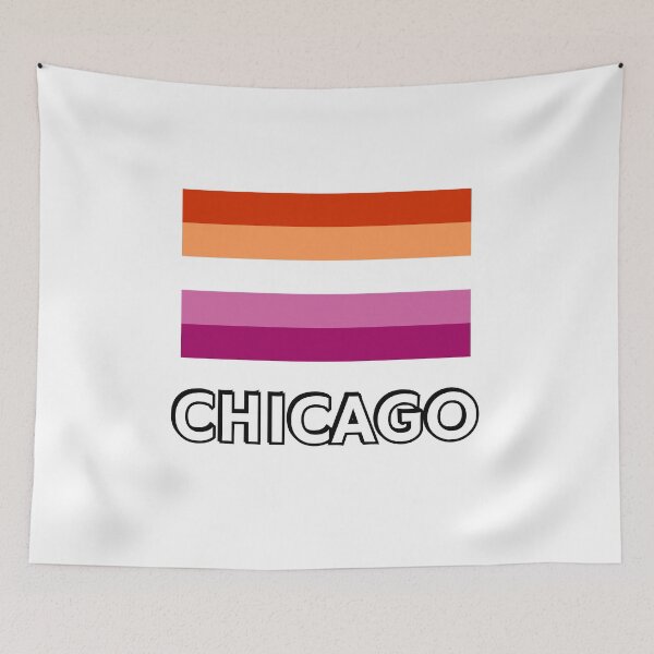 Item preview, Lesbian Pride Flag Chicago designed and sold by Inspirationmotivation.