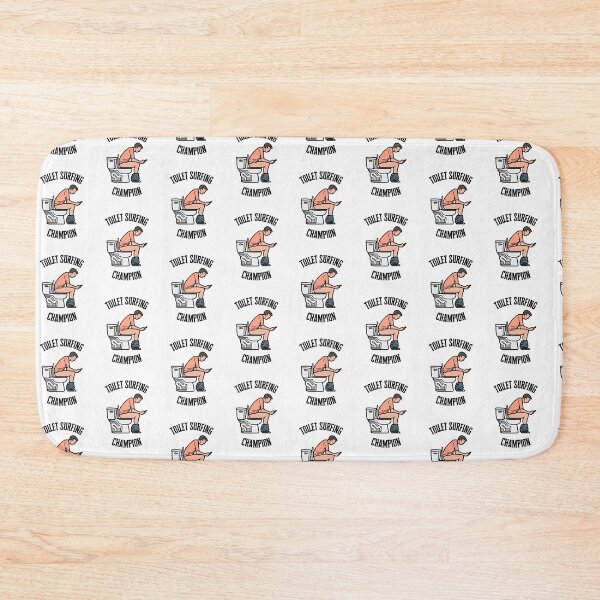 Item preview, Toilet surfing champion designed and sold by NicMacTees.